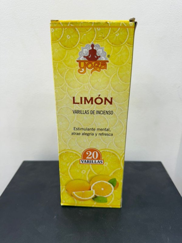Yoga Limon Varillas de incienso total 20pcs